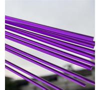 Barra redonda transparente Modelo Material Barra, 50 piezas de varillas redondas de acrílico de colores, varillas de acrílico de 3 mm de diámetro, clavijas de colores for manualidades de modelos de br