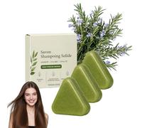 Barra revitalizante de cuero cabelludo coreano, champú fortalecedor de | Champú de romero sólido para cuero cabelludo seco, graso y sensible, cuidado botánico natural para el cabello