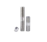 Barra roscada de doble cabeza, M3 M4 M5 M6 Double-Ended Threaded Rod 304 Stainless Steel A2-70 20-250mm Pack Of 5-10 pcs(M4 x 200mm 10 Pcs)
