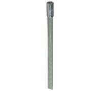 Barra separadora de PRFV gris claro con casquillo de aluminio para DEHNis - 106220