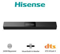 BARRA SONIDO HISENSE HS2000 2.1 SUBWOOFER INTEGRADO 240W DOLBY DIGITAL BT