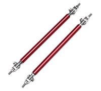 Barra Soporte Universal para Parachoques Delantero Divisor Labios Alerón Puntal Tirantes para E46 E90 E60 E36 E39 F10 F20 F30(10cm Red)