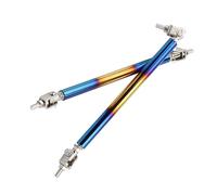 Barra Soporte Universal para Parachoques Delantero Divisor Labios Alerón Puntal Tirantes para E46 E90 E60 E36 E39 F10 F20 F30(15cm Colorful Blue)