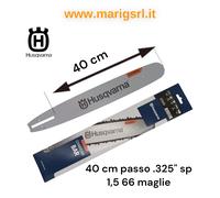 Barra Spranga HUSQVARNA X FORCE para motosierra 40 cm .325 espesor 1,5 66 mallas