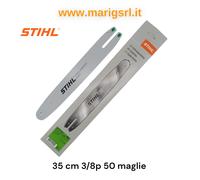 Barra STIHL 35cm 3/8 50 mallas de motosierra MS 170 171 180 181 192 193 194T