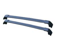 Barra Techo Coches Rieles Para HYUNDAI Para KONA/Para KONA EV 2017 2018 2019 2022 Barras Laterales Aleación Aluminio Barras Transversales Barras Techo Equipaje Baca Reling Integrado(B)