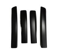 Barra Techo Coches Rieles Para Mitsubishi ASX SUV 2013-2019 Barra Equipaje Techo Delantera Trasera Cubierta Plástico Tapa Repuesto Portaequipajes Techo Coche Baca Reling Integrado(Black 4pcs)