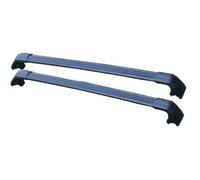 Barra Techo Coches Rieles para VW para Sharan 5 Puertas MPV 2010-2022(rieles Elevados) Barras Laterales Aleación Aluminio Barras Techo Equipaje Barras Techo 2 Piezas Baca Reling Integrado(B)