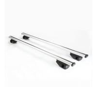 Barra Techo Coches Rieles Portaequipajes Universal para Coche 110 O 135 Cm Barras Transversales Originales para Kayak Snowboard (2 Unidades) Baca Reling Integrado(1.35m)