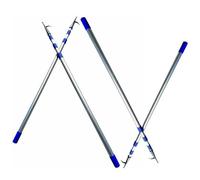 Barra telescópica de gancho para barco, postes de muelle de aluminio para amarre, tirar, rescatar barcos