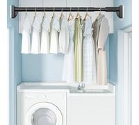 Barra telescópica para cortina de ducha de 160500 cm, sin taladro, barra extensible para baño y dormitorio, ajustable, perfecta para puertas y armarios