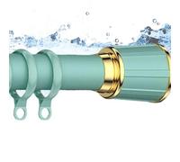 Barra Telescópica para Cortina de Ducha sin taladro, Barra de Ducha Extensible 40-500cm, Barra de cortina de ducha antideslizante para baño Ventana Balcón Ventana Balcón(Verde,50-75cm)