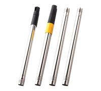 Barra telescópica, rodillo largo de color, barras telescópicas ajustables, barra telescópica con mango ergonómico antideslizante de acero inoxidable para el hogar y actividades al aire libre