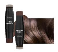 Barra temporal para colorear el cabello, lápiz para cubrir el cabello, barra correctora de raíces | Solución de cobertura del cabello de doble punta, retoque instantáneo de raíces, corrector resistent