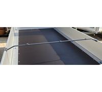 Barra transversal 140,5 - 208 cm barra de lona plana lona plana ajustable par...