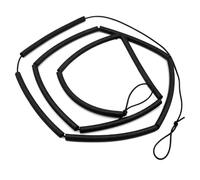 Barra transversal elástica de salto alto, barra transversal de entrenamiento de 250 cm, ampliamente utilizada, cuerda de práctica de espuma estándar con herramienta fiable, equipo de entrenamiento de