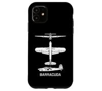 Barracuda British WW2 Torpedo Dive Bomber Avión Siluetas Carcasa para iPhone 11