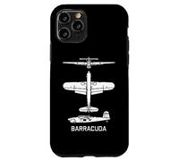 Barracuda British WW2 Torpedo Dive Bomber Avión Siluetas Carcasa para iPhone 11 Pro
