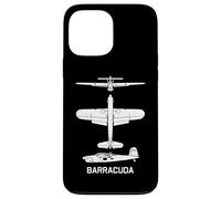 Barracuda British WW2 Torpedo Dive Bomber Avión Siluetas Carcasa para iPhone 13 Pro MAX