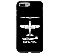 Barracuda British WW2 Torpedo Dive Bomber Avión Siluetas Carcasa para iPhone 7 Plus/8 Plus