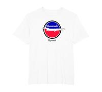Barracuda de Plymouth Camiseta, Hombre Tallas Grandes, Blanco, 2X Alto