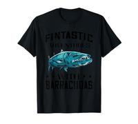 Barracuda Fish Lover Fantástica Aventura Pesca Barracuda Camiseta