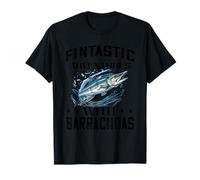 Barracuda Pesca Fantástica Aventura Barracuda Fish Lover Camiseta