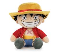 BARRADO - Peluche One Piece Impulse - Luffy, Sanji, Zoro, Chopper - 22cm - 16002551 (Luffy)