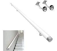 Barrancillas Escalera Banister - Kit Completo, Barrancillas de Escalera de Madera Recasa Contra la Pared Loft Barrancillas de Ancianos Corredor de Soporte de Varilla Porch Deck Hand Rail/220Cm/7.2Ft