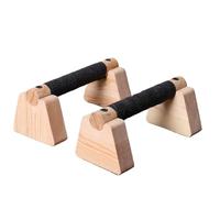 Barras Calistenia Barra de flexiones Street Fitness con mango grueso madera maciza, antideslizante, for ejercicios en casa(20cm)