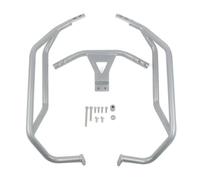 Barras Choque Carretera para CFMOTO para MT-X800 para MTX800 para MTX 800 2024+ Barra Parachoques Carretera Protección Marco Motocicleta Parachoques Superior Barra Motor Motocicleta(Silver)