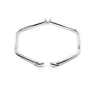 Barras Choque Carretera Para La Victoria Para Cross Para Campo A Través 8 Para Pelotas Defensas De Motocicleta Protección De Motor Jaula De Acrobacias Parachoques(Chrome)