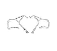 Barras Choque Carretera para Suzuki para V-Storm DL650 DL 650 V Storm 2011-2023 Protector Motor Carretera Motocicleta Marco Choque Parachoques Barra Protectora Carenado(Plata)