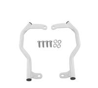 Barras Choque Motocicleta para CFMOTO para 450MT 450-MT 450 MT 2024-2025 Manija Rescate Motocicleta Barra Agarre Pasajero Riel Alforja Portaequipajes(A-White)