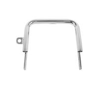 Barras Choque Motocicleta para Raptor 660 Raptor660 2001-2005 Barra De Agarre Trasera para Motocicleta Manija Agarre Parachoques Estante Transporte Equipaje(Chrome)