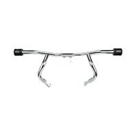 Barras Choque Motocicleta para Touring Street Glide Road Glide Road King Ultra 2014-2025 Protector Motor Barra Choque Cromada con Deslizadores Extremo CNC(Black CNC Sliders)