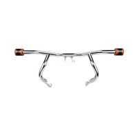 Barras Choque Motocicleta para Touring Street Glide Road Glide Road King Ultra 2014-2025 Protector Motor Barra Choque Cromada con Deslizadores Extremo CNC(Orange CNC Sliders)