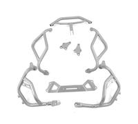 Barras Choque protección Motor para XL750 para TRANSALP 2023-2025 Conjunto Completo Barra Choque Protección Motor Parachoques Carenado Marco Protectores Barras(Plata)