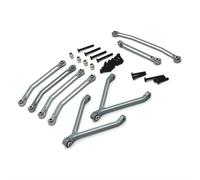 Barras Coches RC Compatible con FMS para Xiaoqi para FCX24 Piezas para Coche RC 1/24 Proceso De Reacondicionamiento para El Kit De Enlace De Dirección De Enlace Fijo del Eje del Chasis