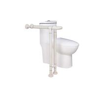 Barras de agarre para baño, pasamanos de seguridad montados en la pared con patas de acero inoxidable para soporte de ancianos