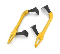 Barras de agarre traseras para motocicleta compatibles con Xmax V1 V2 2017-2024, kit de reposabrazos de mano para asiento de pasajero (Gold)