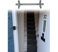 Barras de alfombra de escalera para una instalación segura de corredor, construcción de latón hueco para uso doméstico y cine