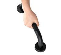 Barras De Apoyo De Acero Inoxidable 304 Negra De Alta Resistencia, Pasamanos De Ducha Antideslizante, Barra De Soporte De Seguridad Montada En La Pared Para Baño(60cm)