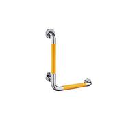 Barras de Apoyo, Mango de Ducha, Barra de Agarre de Seguridad for Ducha de Acero Inoxidable 304 Mango de bañera en ángulo de 90 Grados con Funda de Tubo de plástico Antideslizante Barra de Agarre for