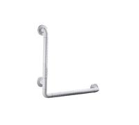 Barras de Apoyo, Mango de Ducha, Barra de Apoyo de Acero Inoxidable con Acabado Chapado en Plástico Pasamanos de Pared de 90 Grados Riel de Seguridad Tipo L for Personas Mayores Discapacitadas (38x38c