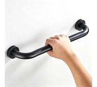 Barras De Apoyo Para Baño, Barra De Seguridad Para Ducha Negra, Mango Antideslizante De Acero Inoxidable 304 Para Discapacitados, Pasamanos Para Escaleras Interiores(60cm)