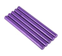 Barras de Cera para Sellar 10 Colores Vibrantes Paquete de 5 Cera Decorativa Antiadherente Premium para Sobres Invitaciones Manualidades Borgoña Negro Marfil Verde Claro Rosa (Púrpura)