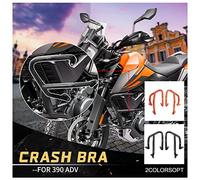 Barras de choque de carretera para moto conjunto de protección de motor marco de barra de choque Protector contra caídas parachoques para 390 Adv 390 Adventure 2020-2023 (Naranja-Parte inferior)