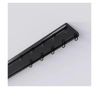 Barras de cortina de montaje en techo de doble vía, sistema de conector de aluminio para separadores de habitaciones, solución versátil de partición ajustable, accesorios de cortina para decoración