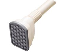 Barras de Cortina Extensibles Barra Telescópica sin Perforación Inoxidable Barra Cortinas para Salón Dormitorio Ventana Comedo(White,110-200cm)